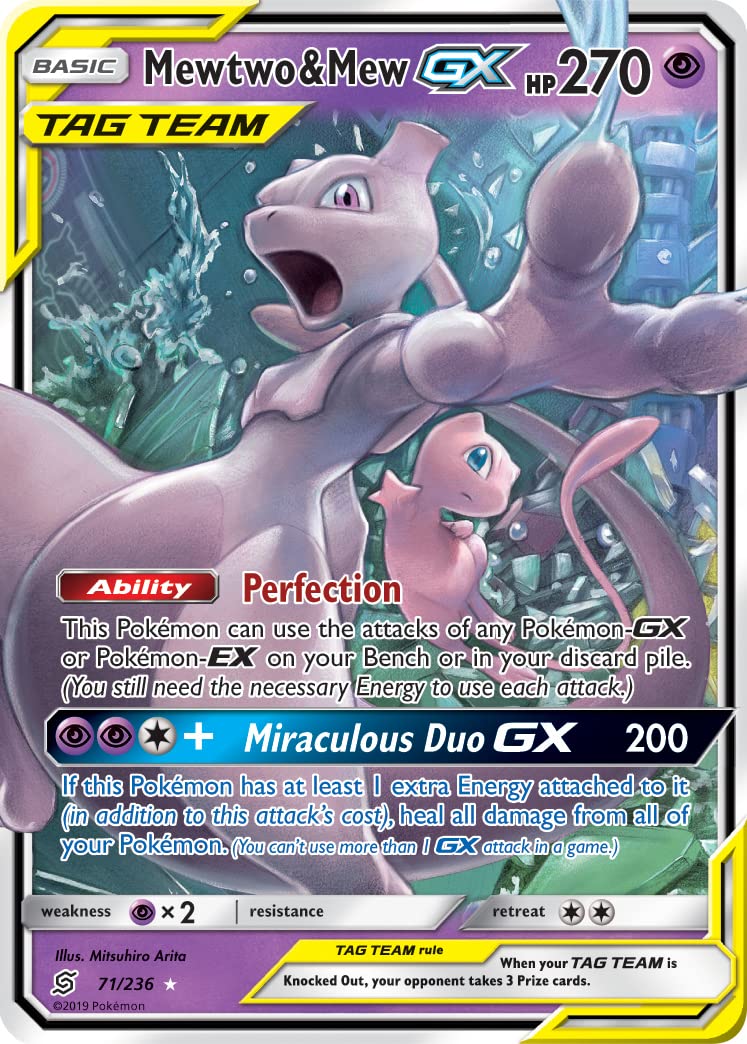 Crystalcommerce Mewtwo & Mew Tag Team GX - 71/236 - Ultra Rare